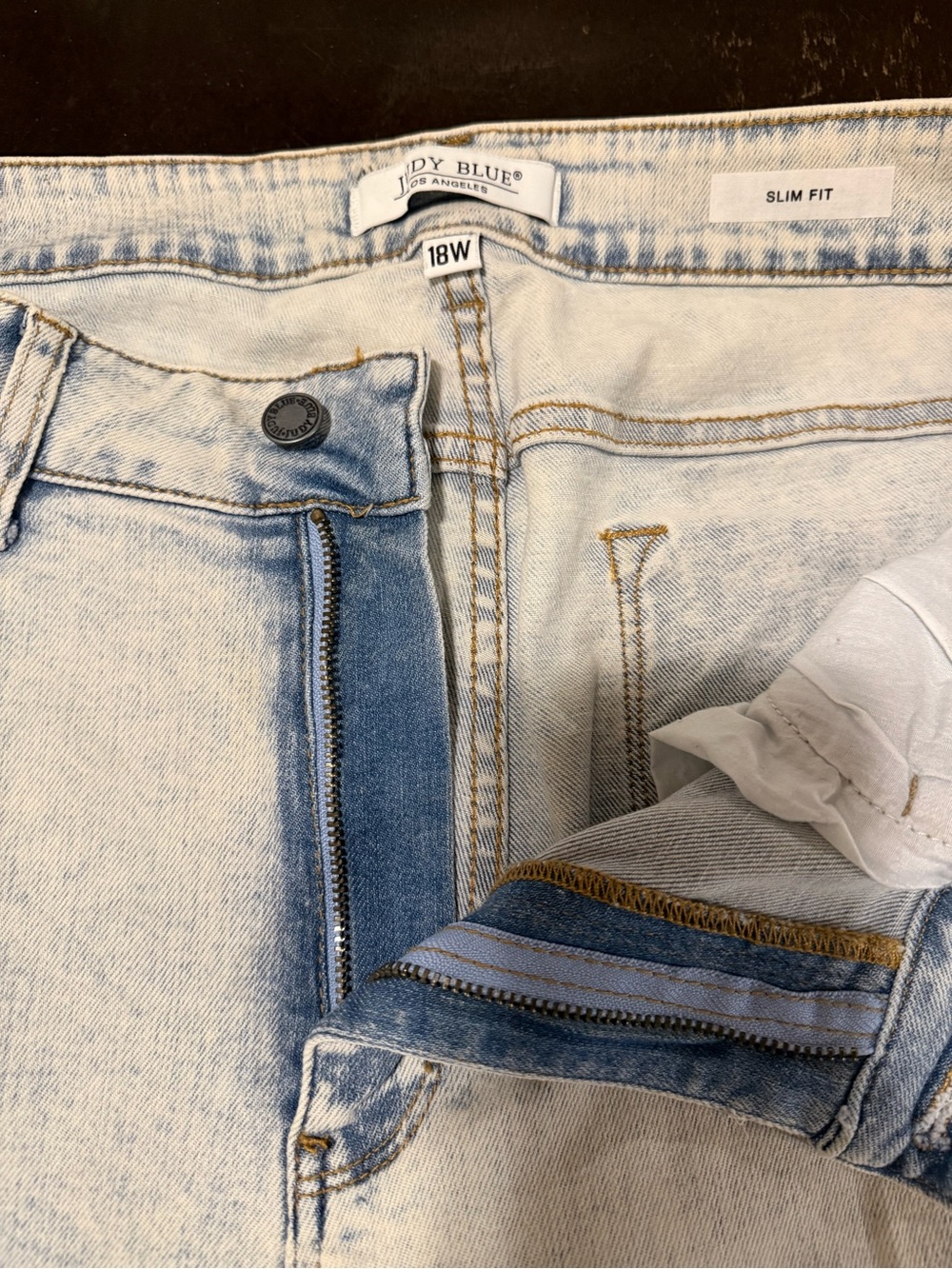 Judy Blue Slim Fit Women’s Jeans acid light wash